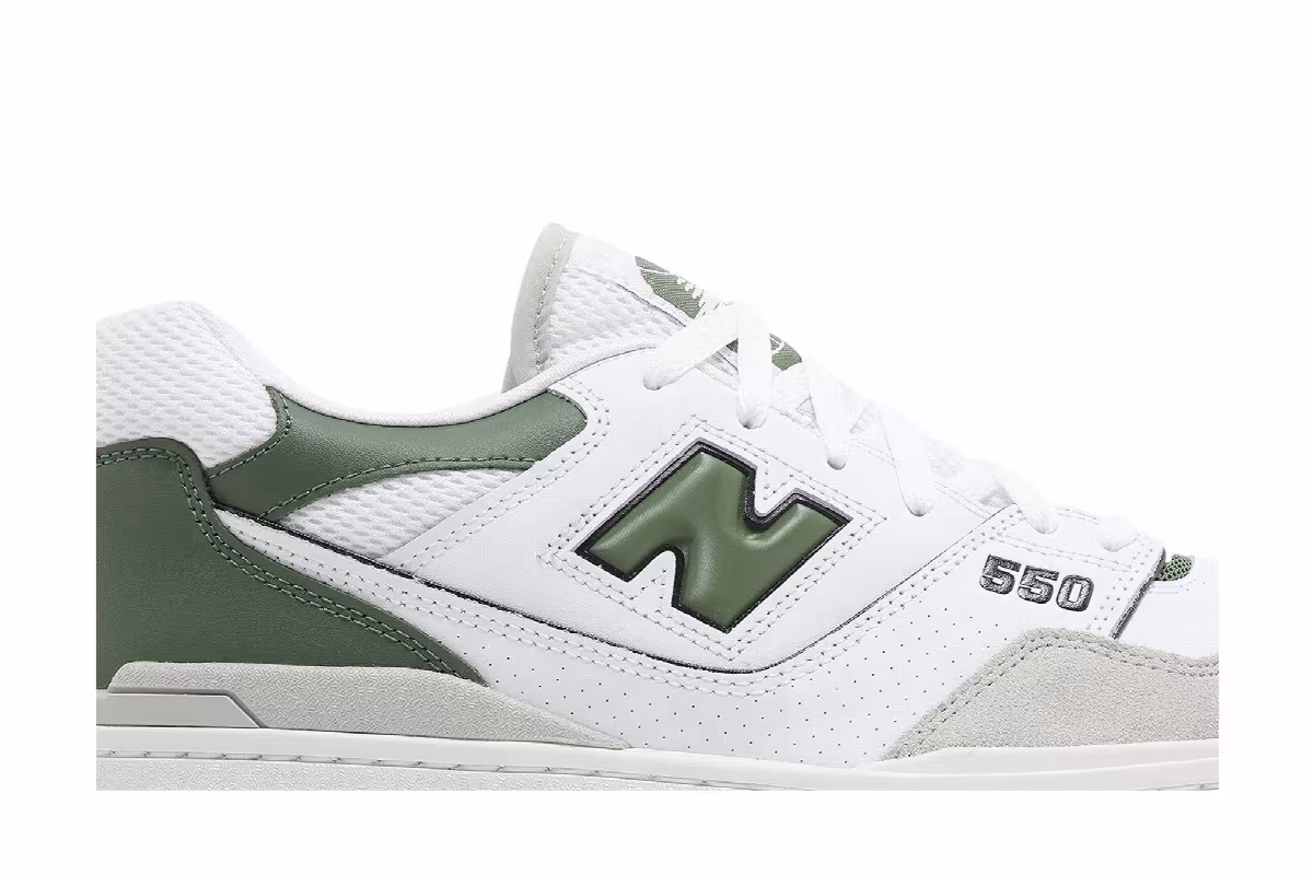 New Balance 550 White Nori, view 3
