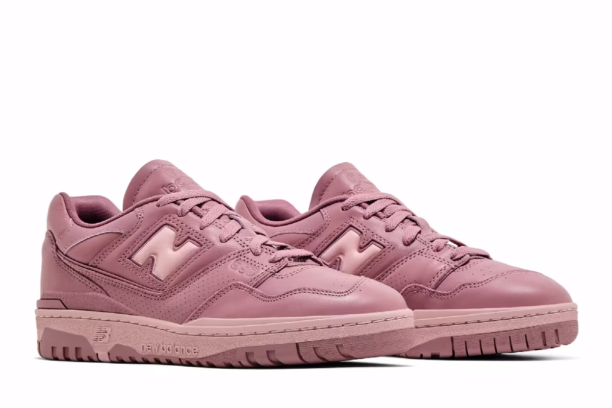 New Balance 550 Monochromatic Pack - Rosewood, view 9