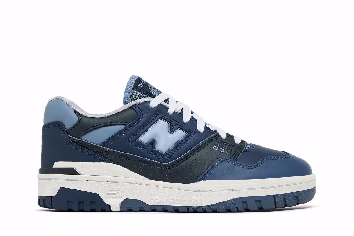 BEAMS x New Balance 550 Vintage Indigo, view 2