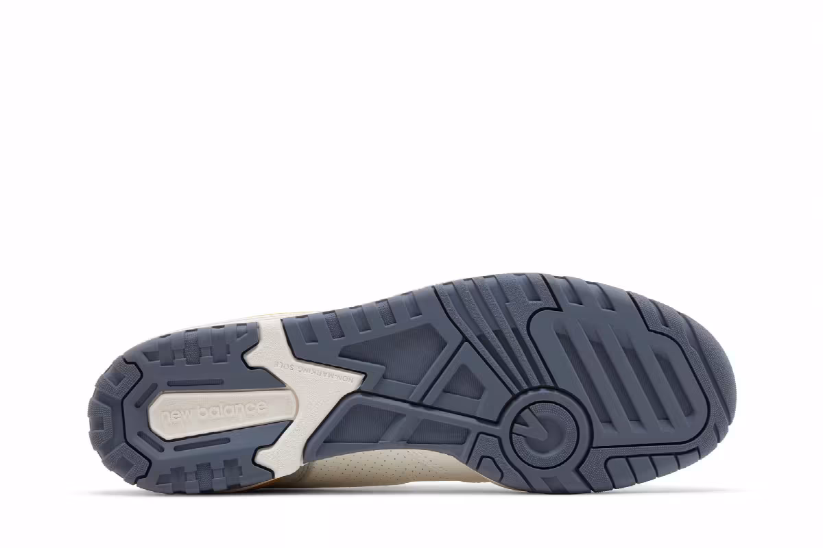 New Balance 550 Sea Salt Rosewood Lemon, view 5