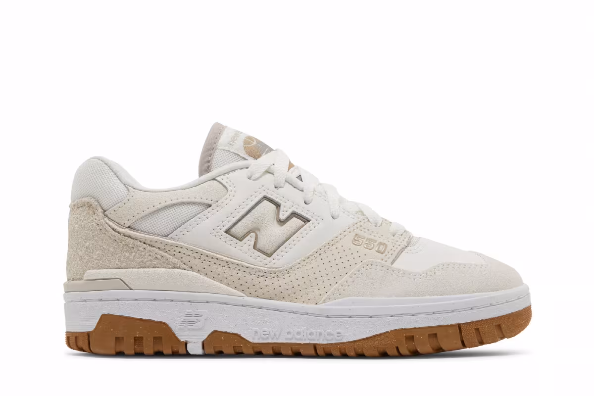 New Balance Women's 550 Sea Salt Linen, view 2