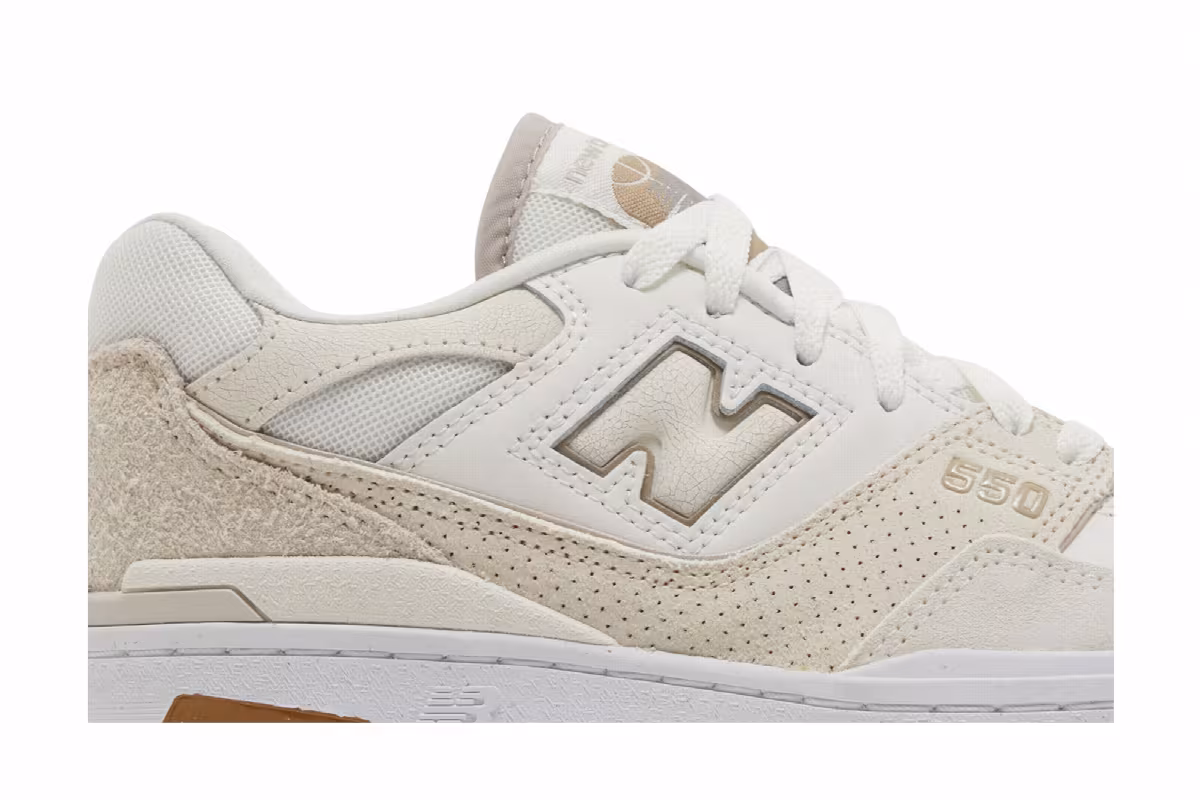 New Balance Women's 550 Sea Salt Linen, view 3