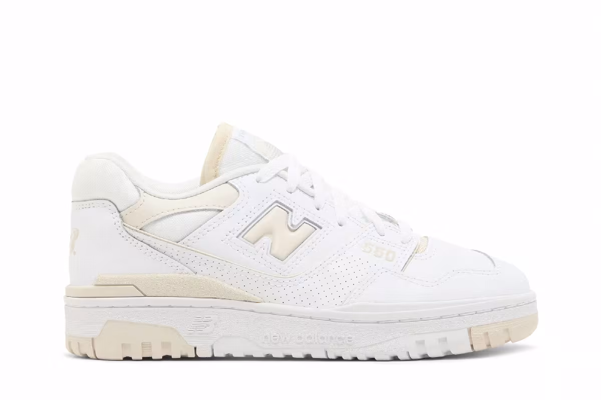 New Balance Women's 550 White Linen, view 2