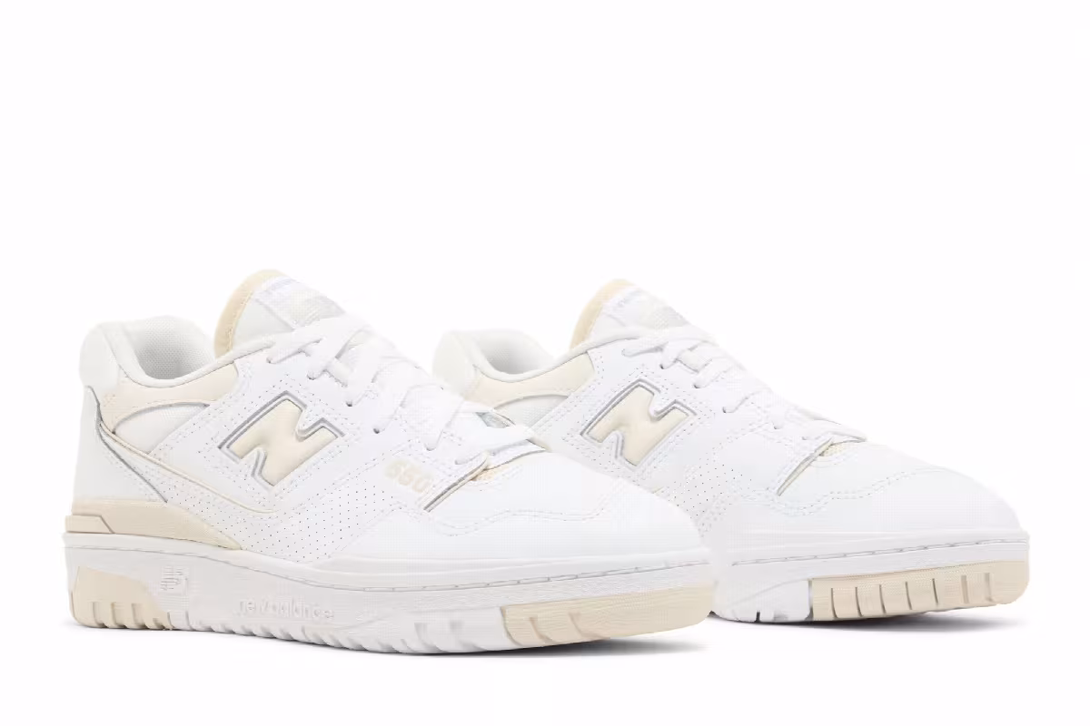 New Balance Women's 550 White Linen, view 9