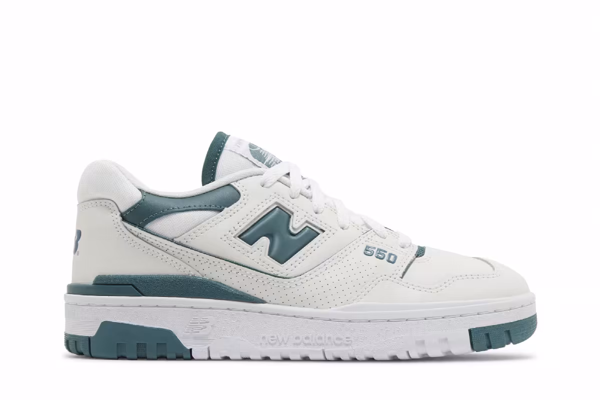 New Balance Women's 550 Reflection New Spruce, view 2