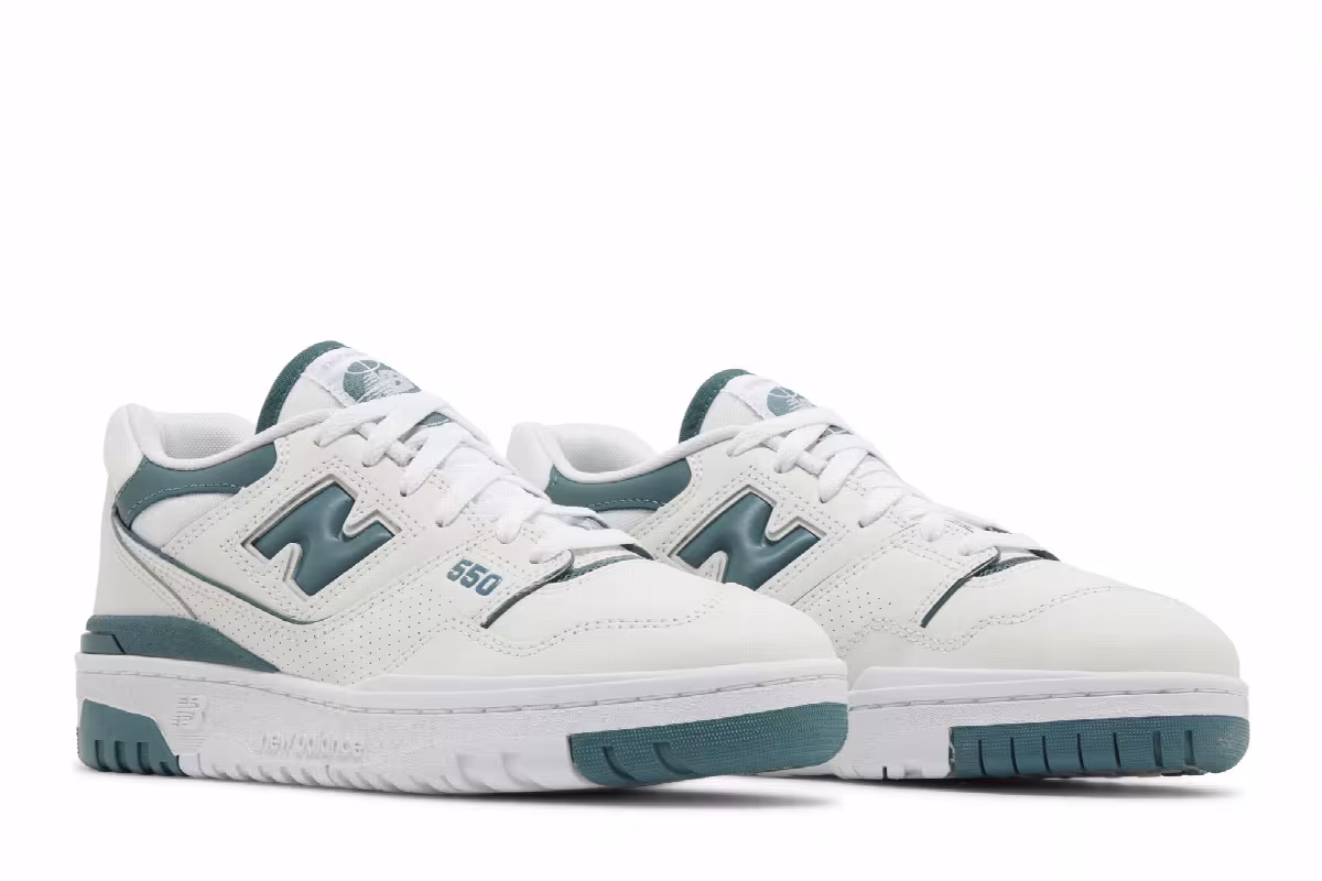 New Balance Women's 550 Reflection New Spruce, view 9