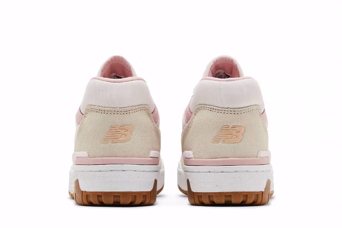New Balance Women's 550 Sea Salt Pink Granite, view 7