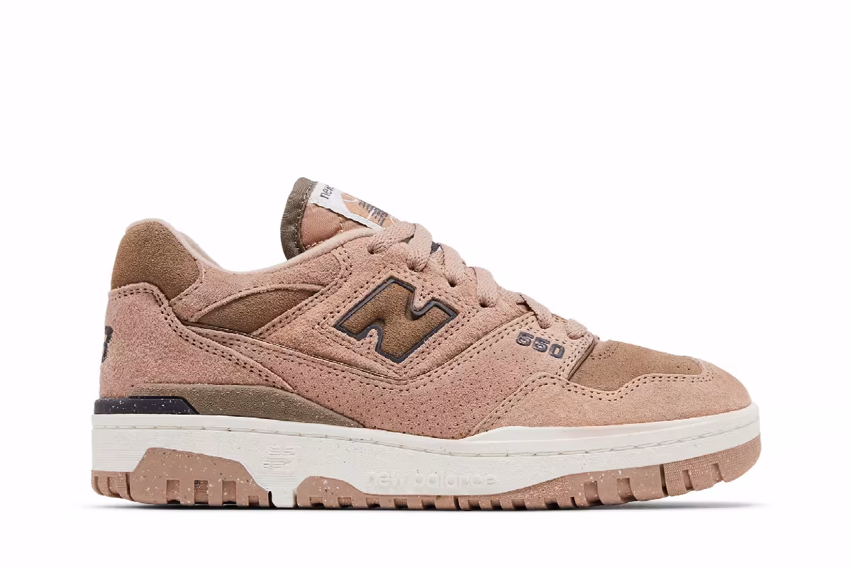 New Balance Women's 550 Mushroom, view 2