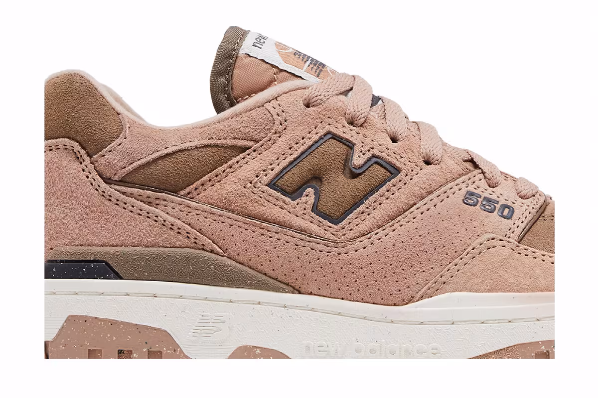 New Balance Women's 550 Mushroom, view 3