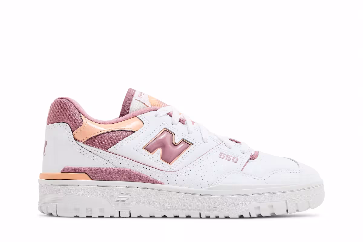 New Balance Women's 550 Rosewood Hazy Peach, view 2