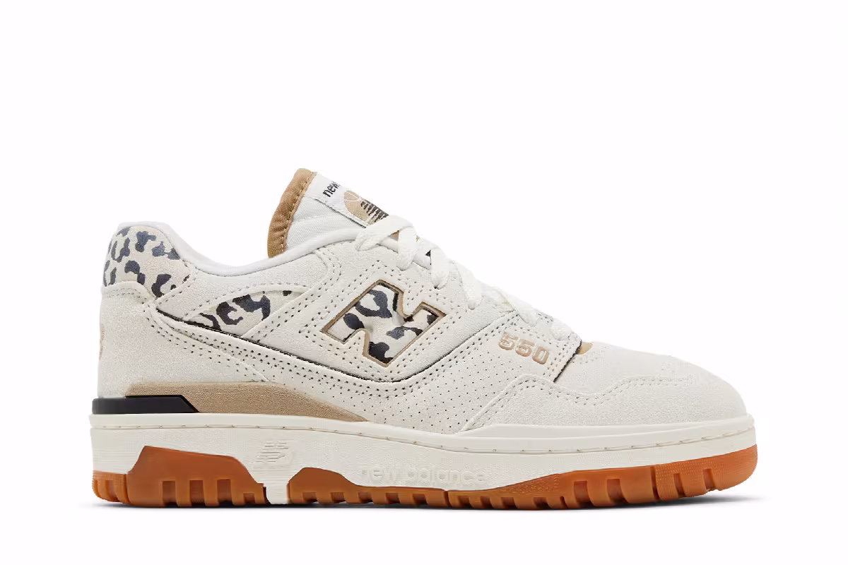 New Balance Women's 550 Leopard Pack - Sea Salt, view 2