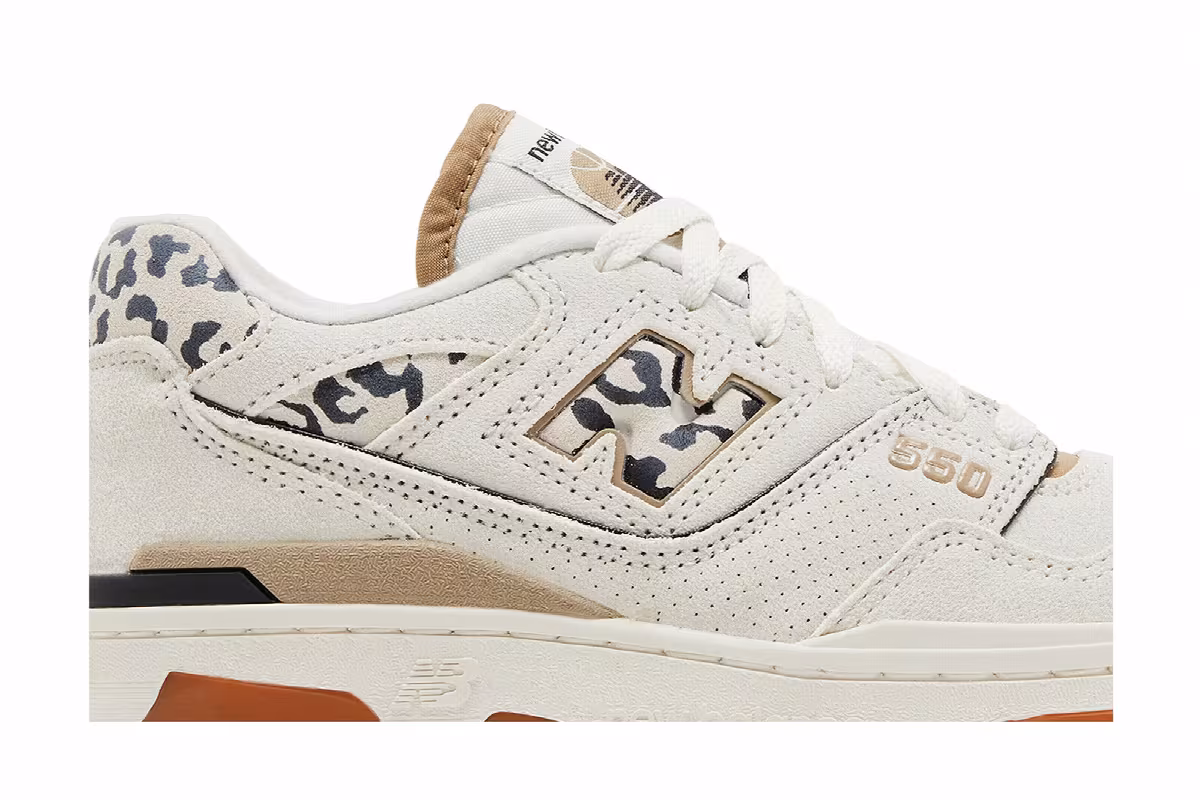New Balance Women's 550 Leopard Pack - Sea Salt, view 3