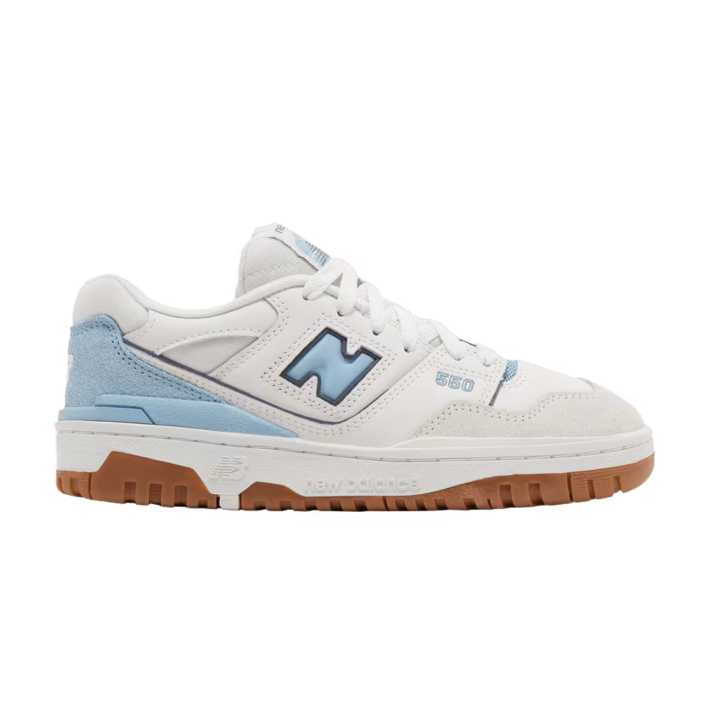New Balance 550 Big Kid White Blue Gum