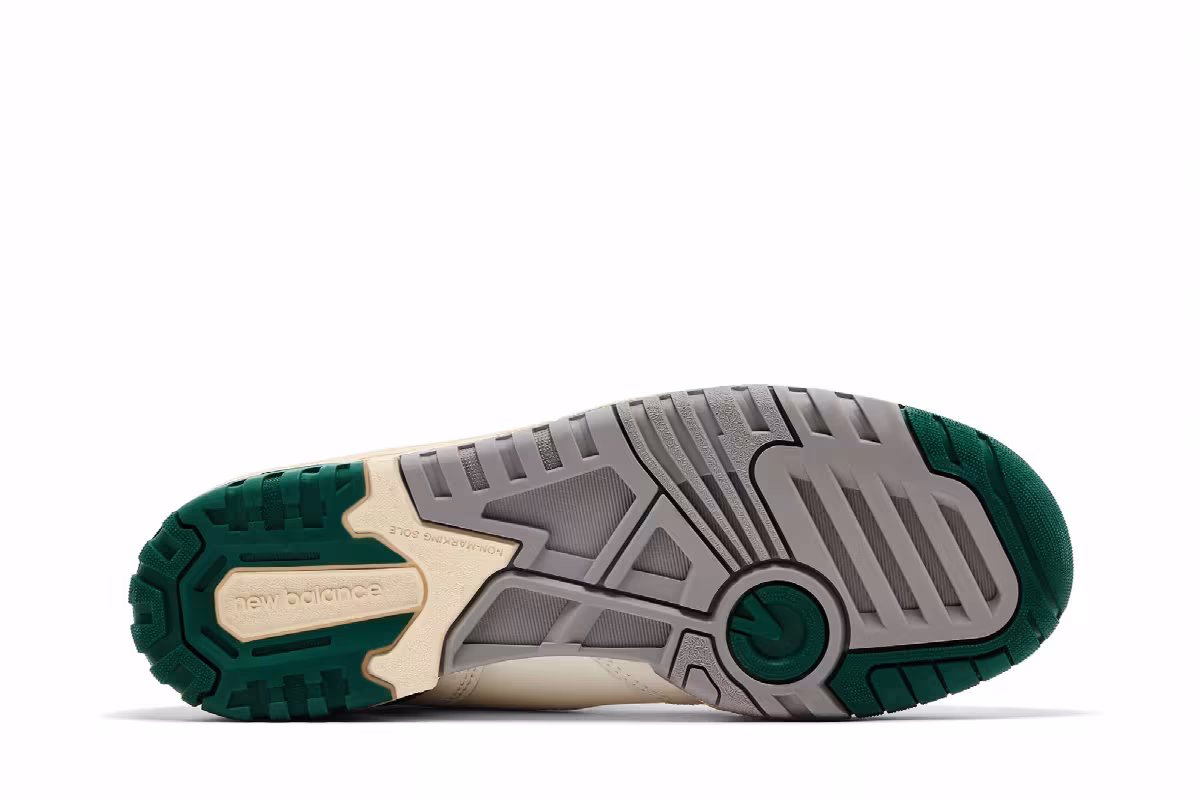 New Balance 550 Big Kid Sea Salt Pack - Marsh Green, view 5