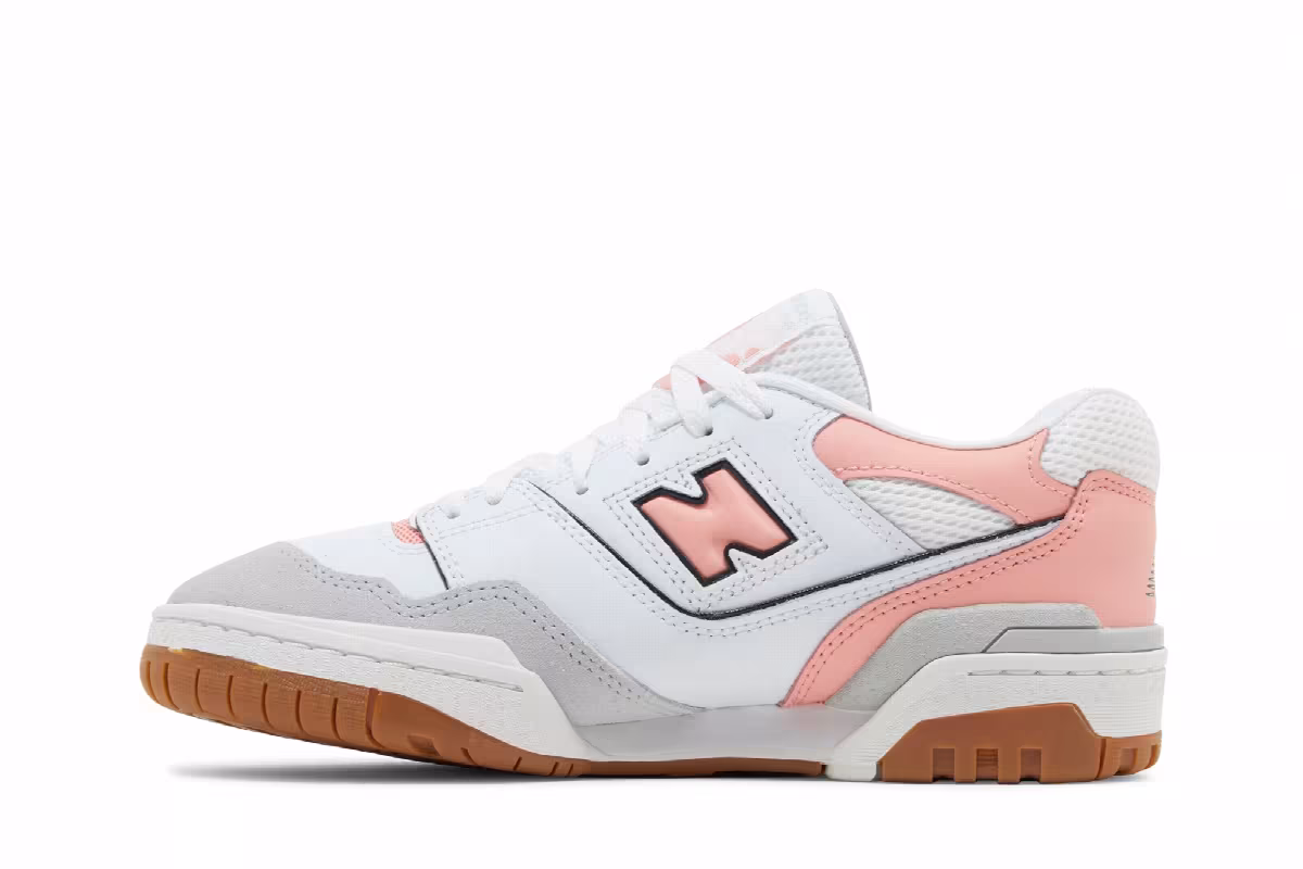 New Balance 550 Big Kid Brighton Grey Omega Pink, view 4