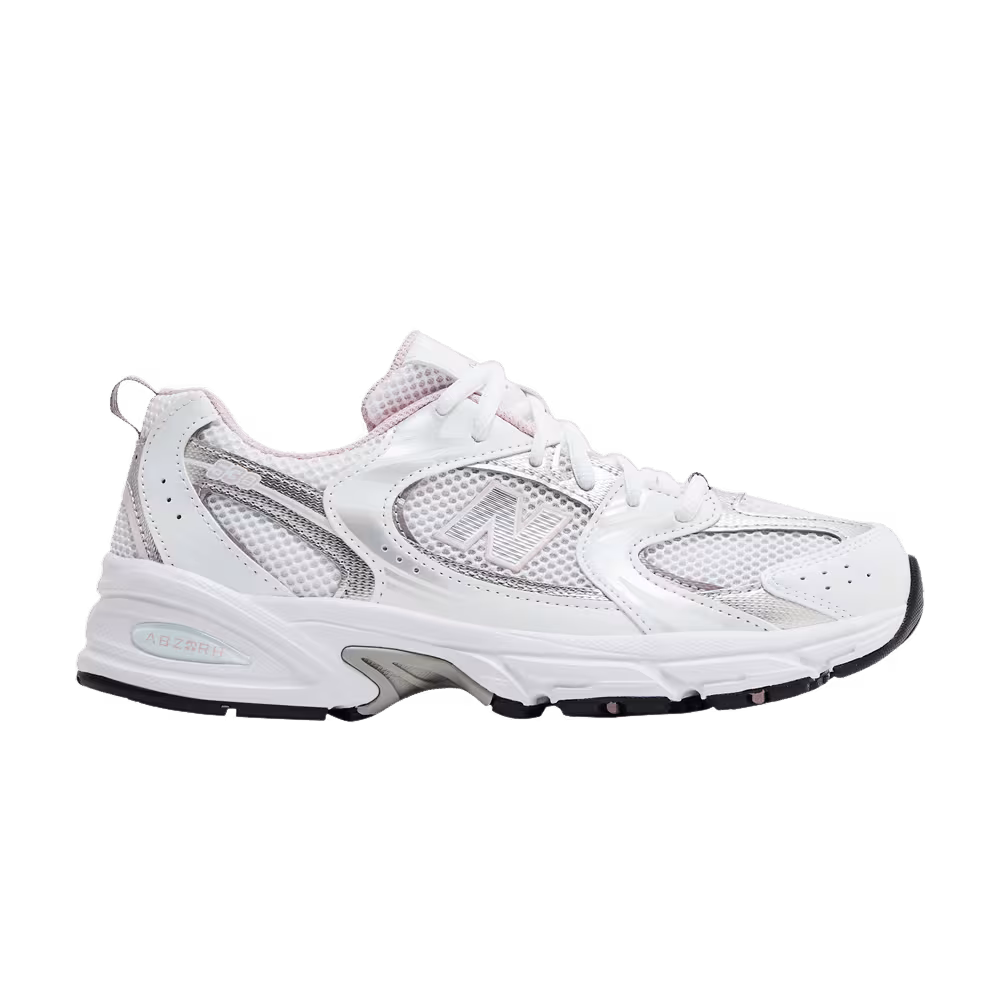 New Balance 530 Big Kid White Mid Century Pink