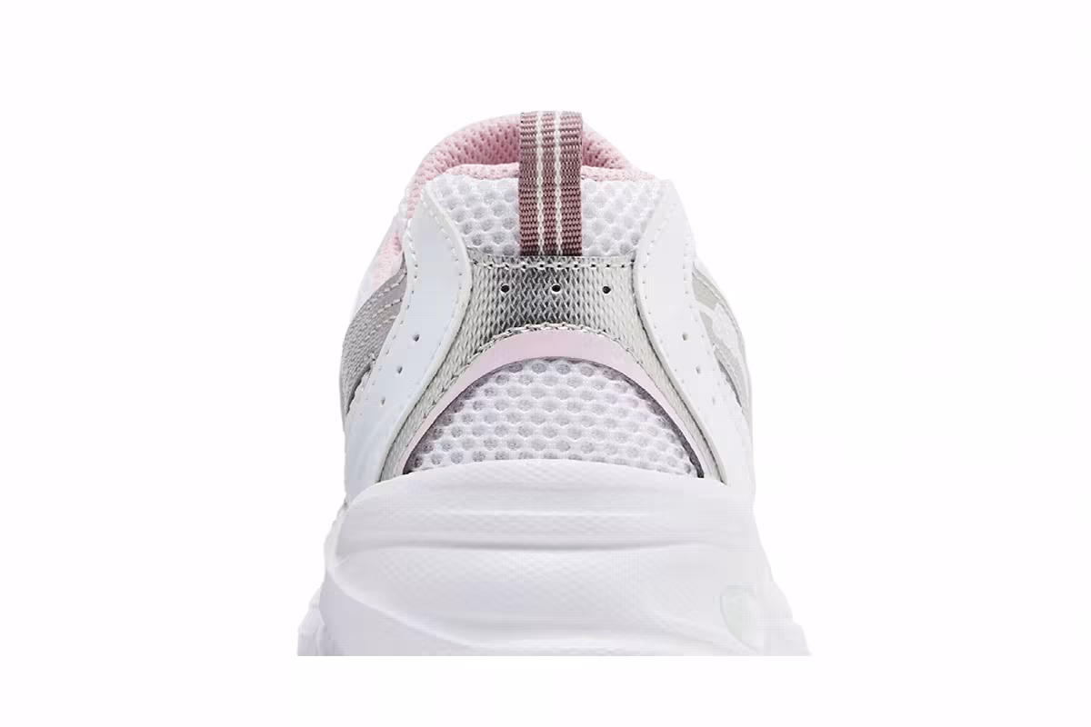 New Balance 530 Big Kid White Mid Century Pink, view 8