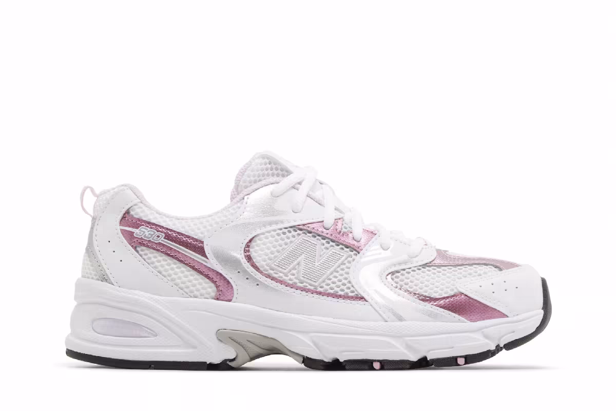 New Balance 530 Big Kid Pink Sugar, view 2