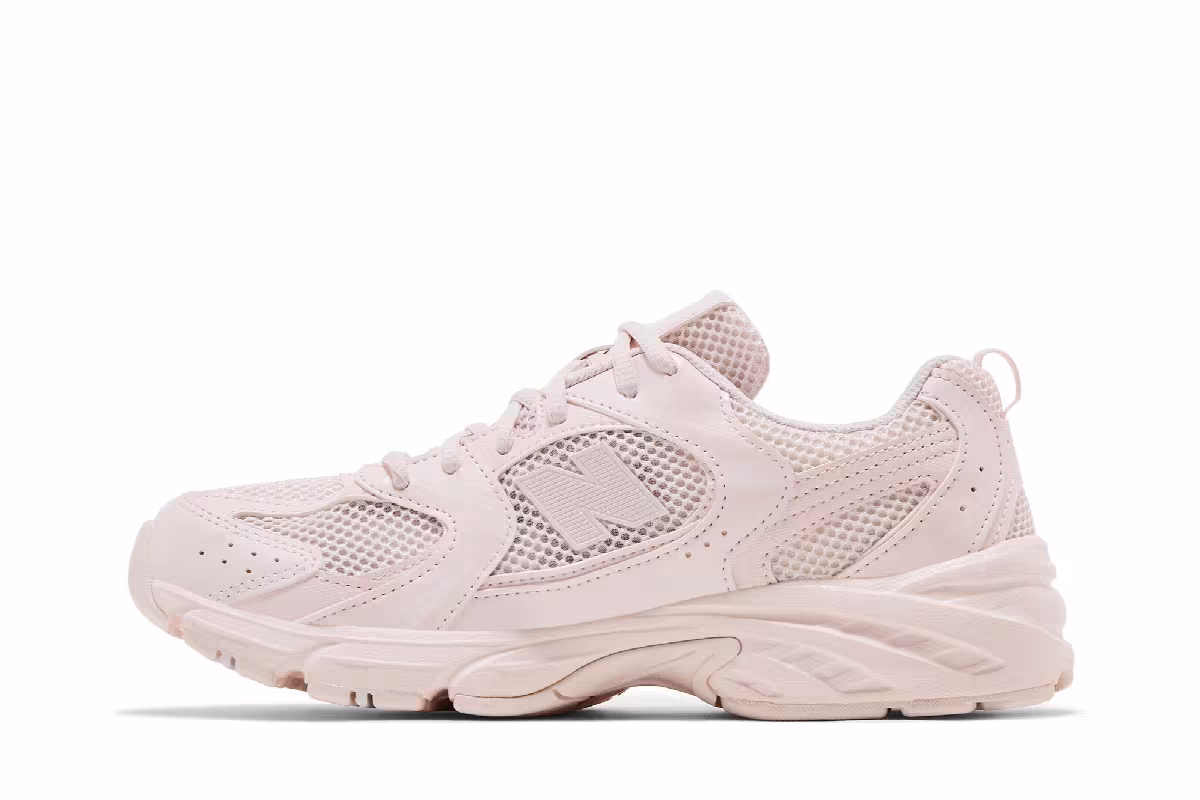 New Balance 530 Big Kid Washed Pink, view 4
