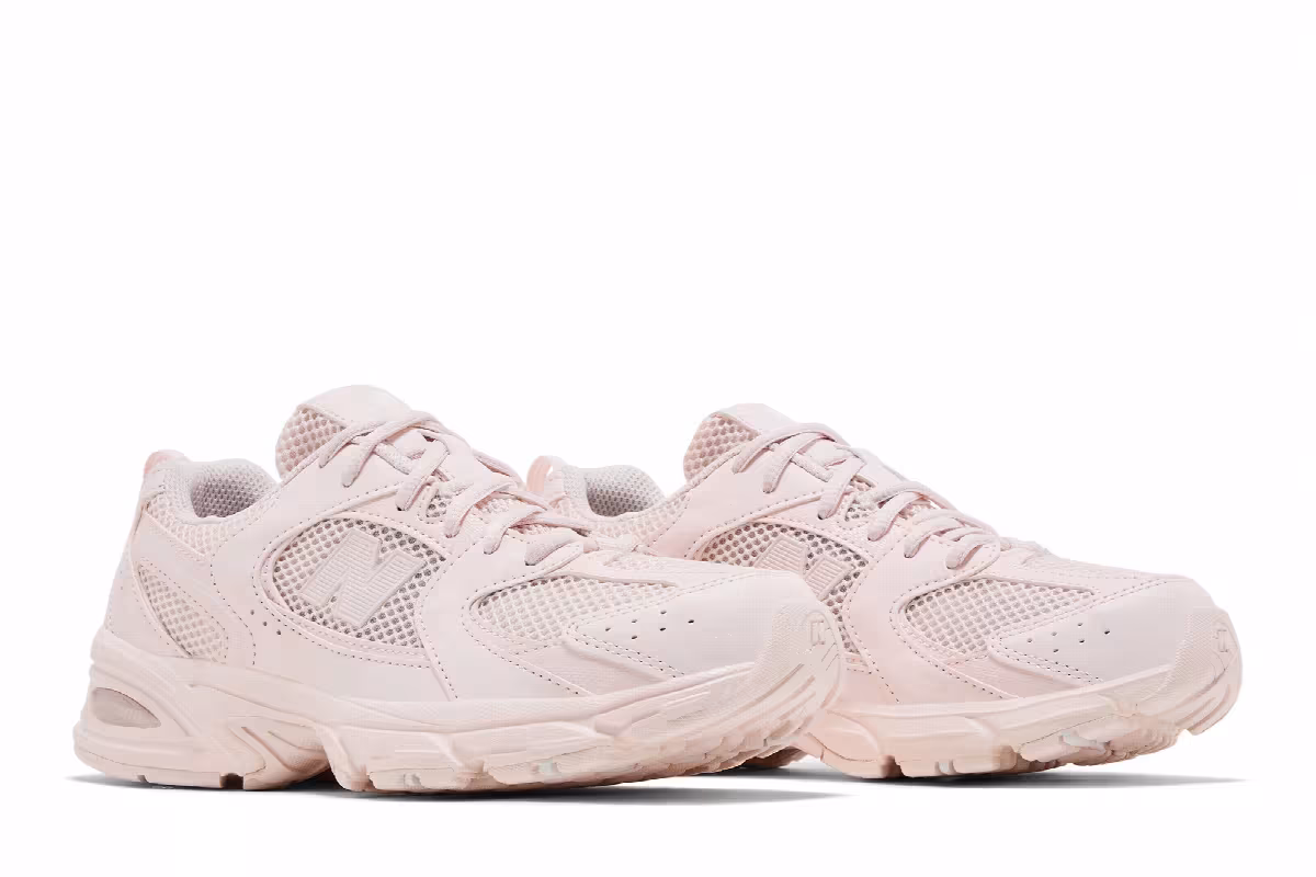 New Balance 530 Big Kid Washed Pink, view 9