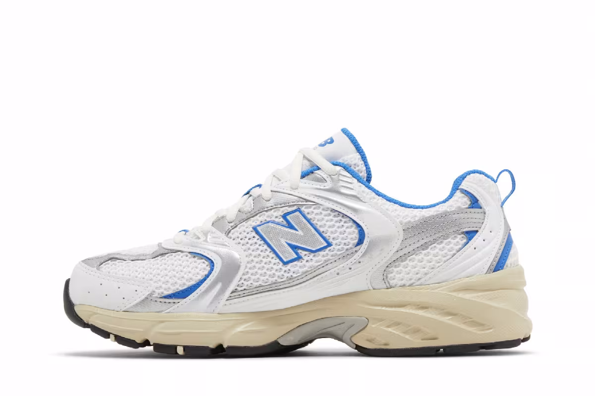 New Balance 530 White Blue Oasis, view 4