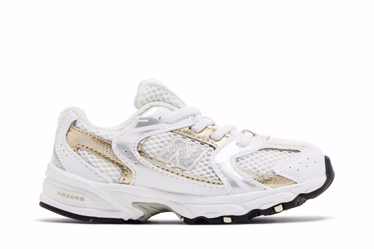New Balance 530 Bungee Toddler White Stoneware, view 2