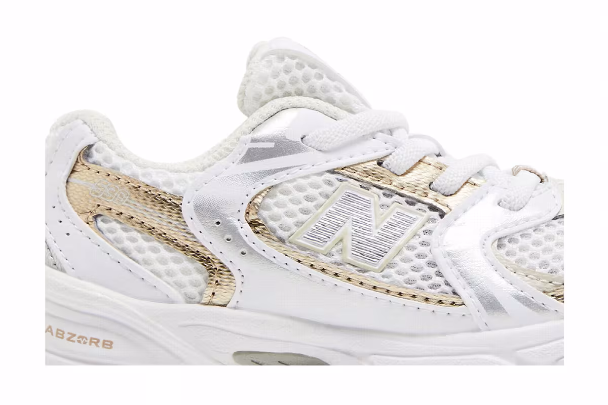 New Balance 530 Bungee Toddler White Stoneware, view 3
