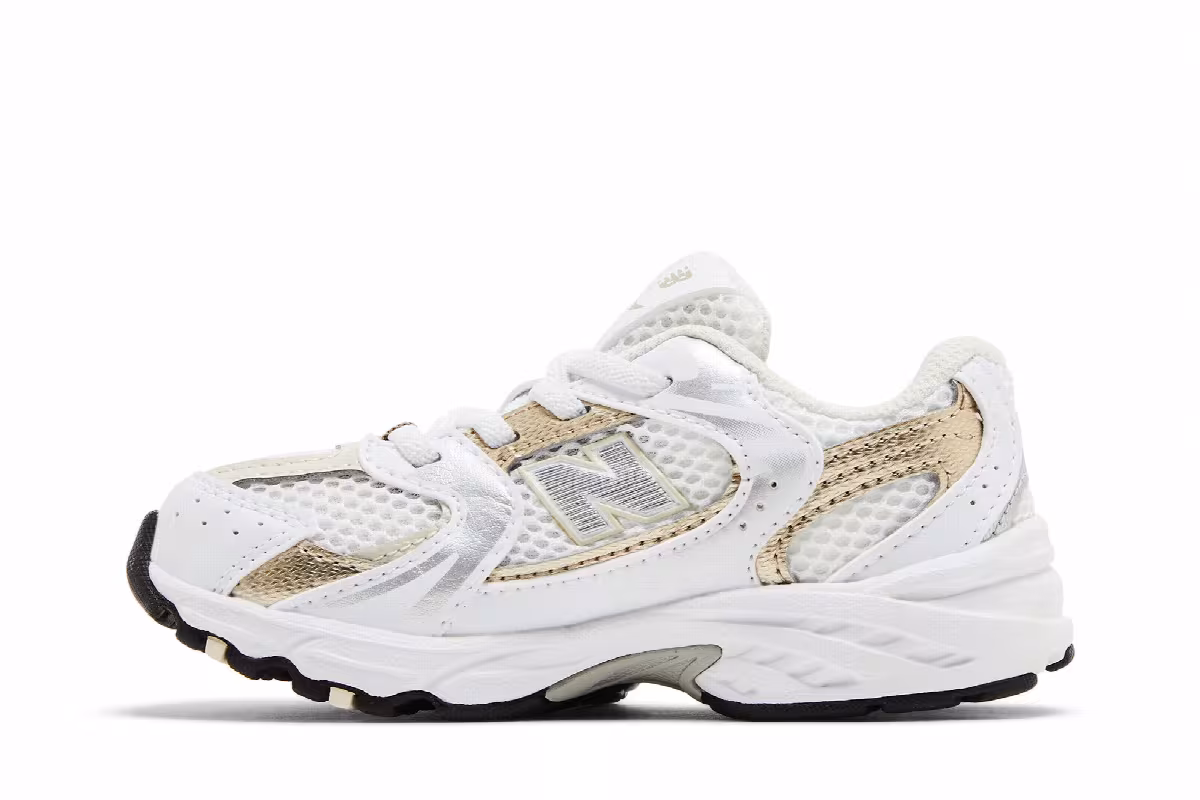 New Balance 530 Bungee Toddler White Stoneware, view 4