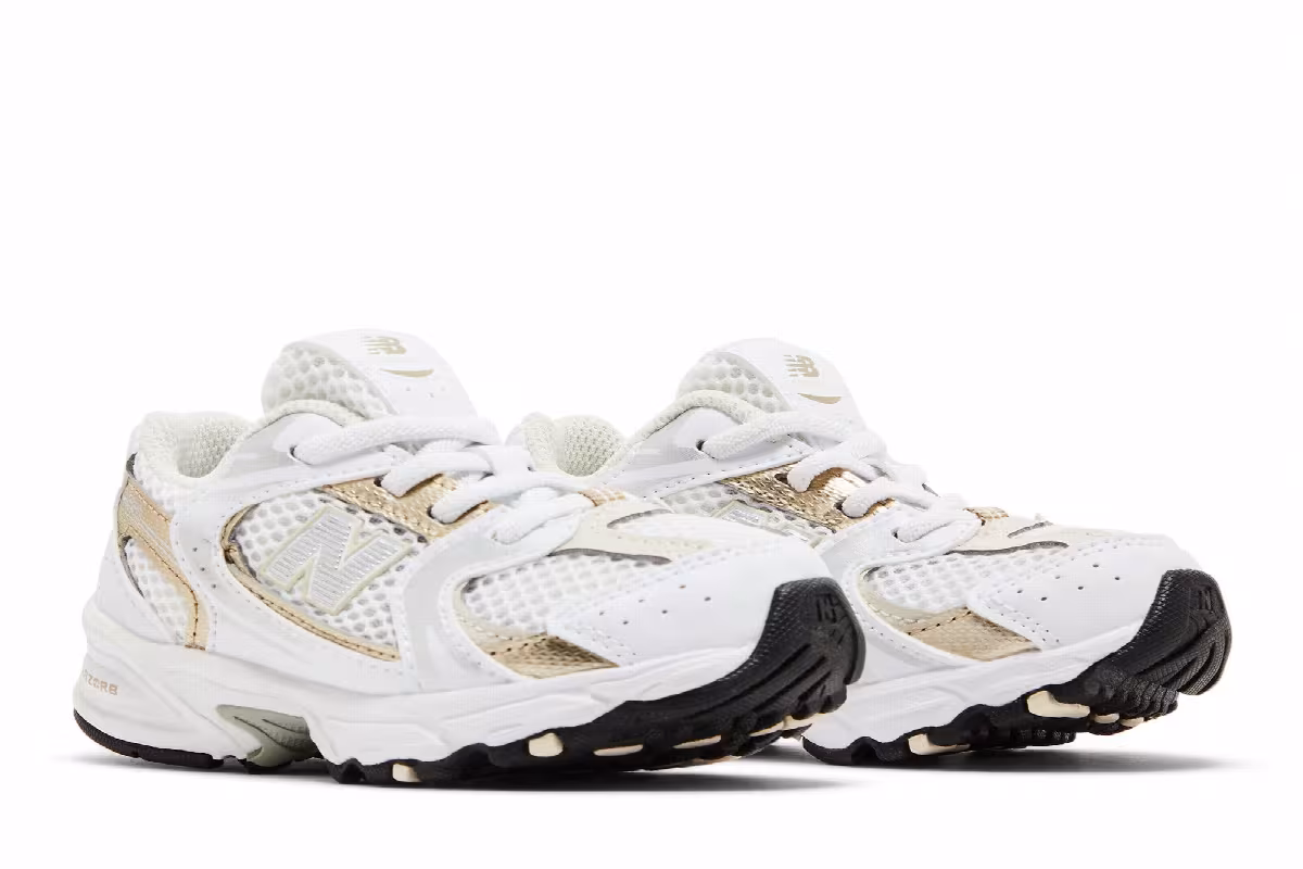 New Balance 530 Bungee Toddler White Stoneware, view 9