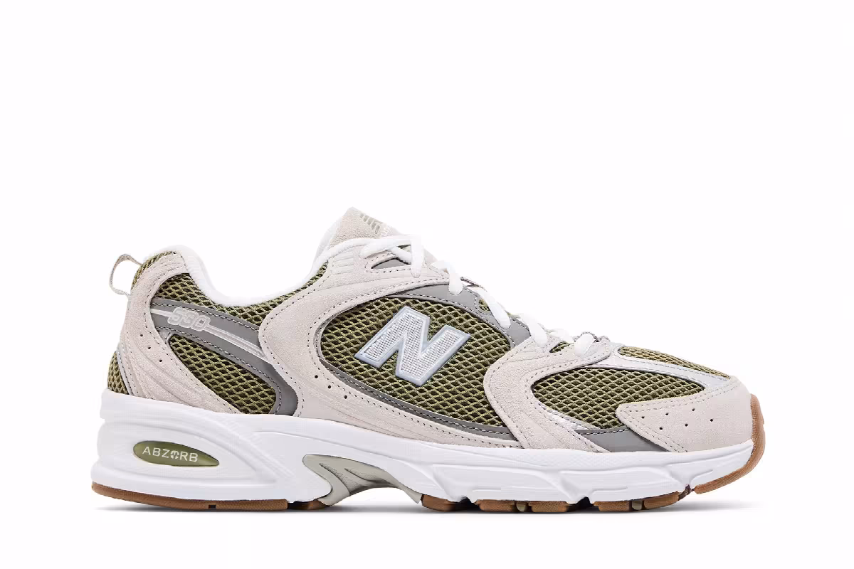 New Balance 530 Dark Olivine Moonrock, view 2
