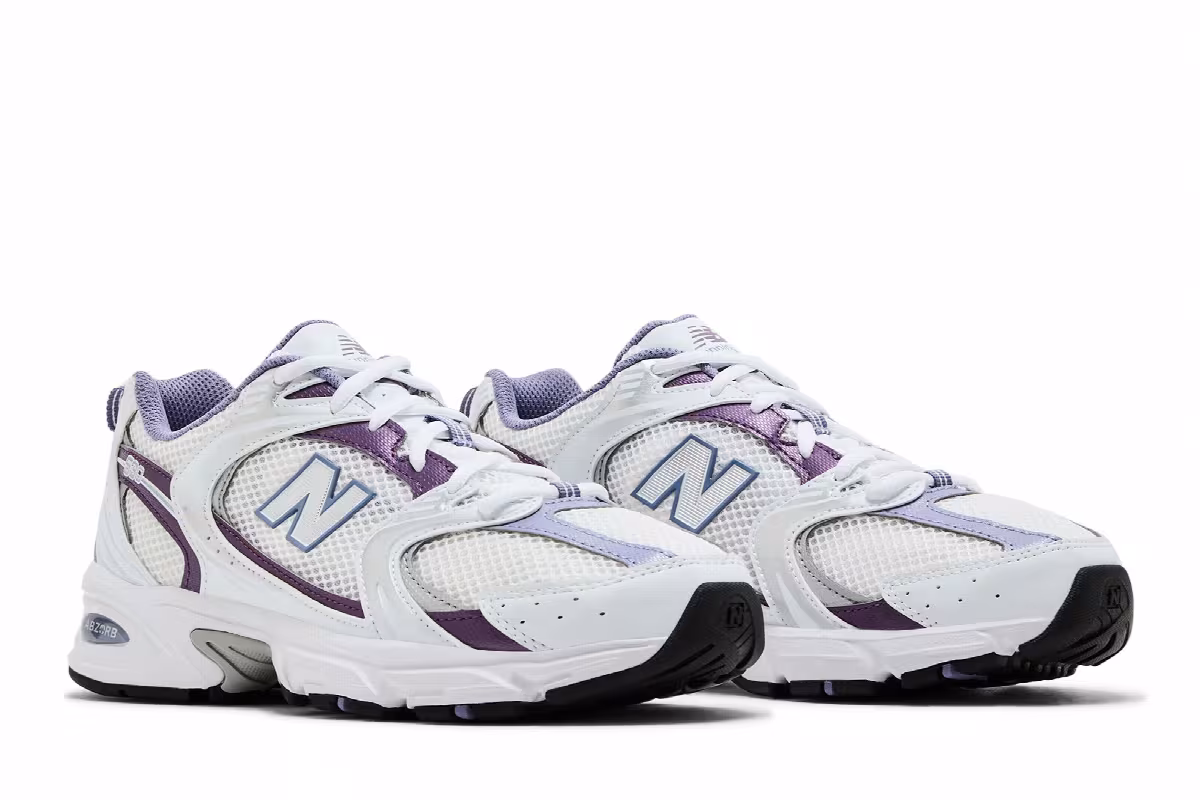 New Balance 530 White Violet, view 9