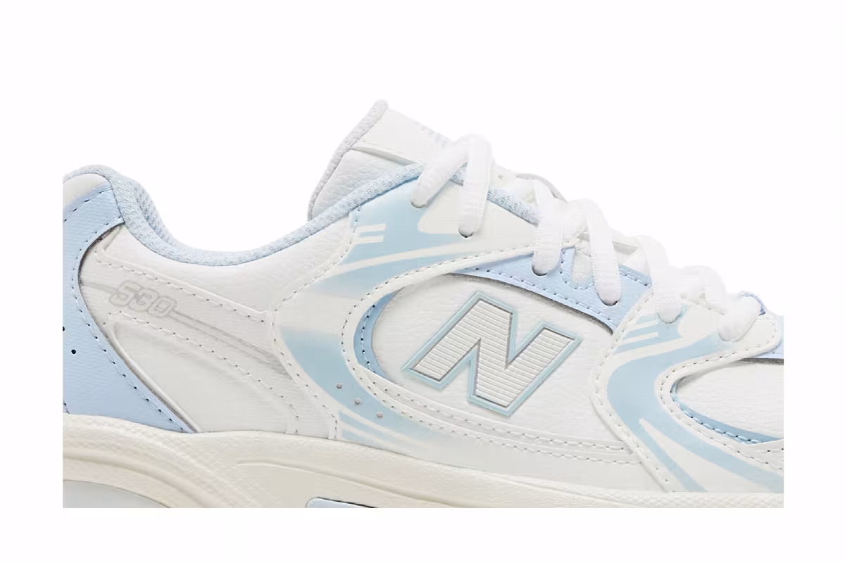 New Balance 530 Big Kid White Starlight, view 3