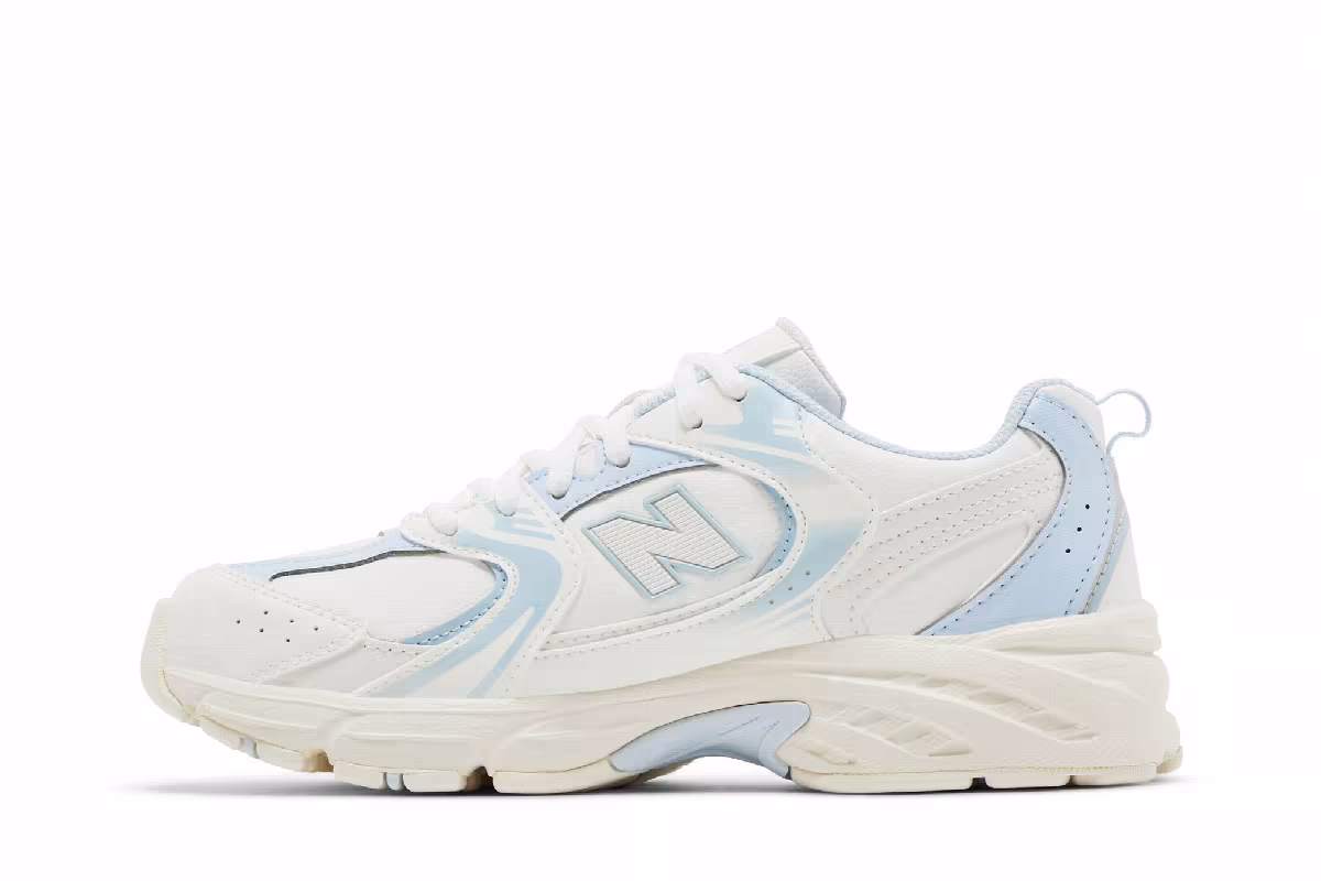 New Balance 530 Big Kid White Starlight, view 4
