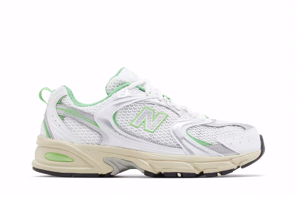 New Balance 530 White Palm Leaf, view 2