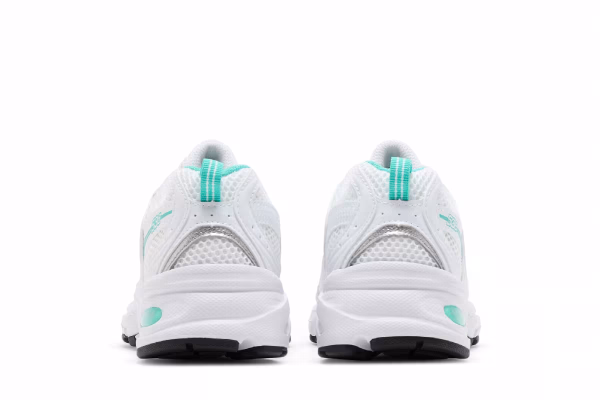 New Balance Women's 530 White Teal, view 7