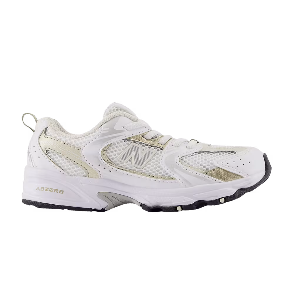 New Balance 530 Little Kid Wide White Stoneware