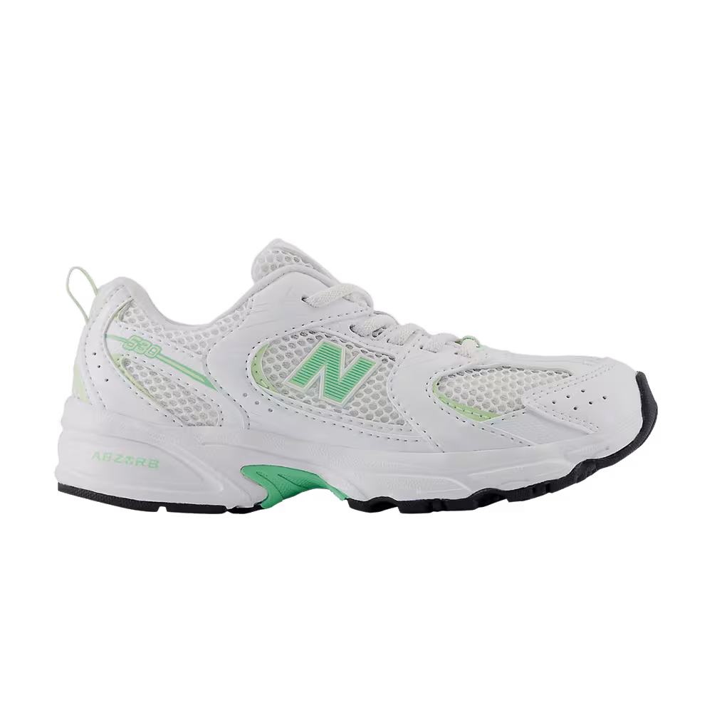 New Balance 530 Bungee Little Kid White Melon Water