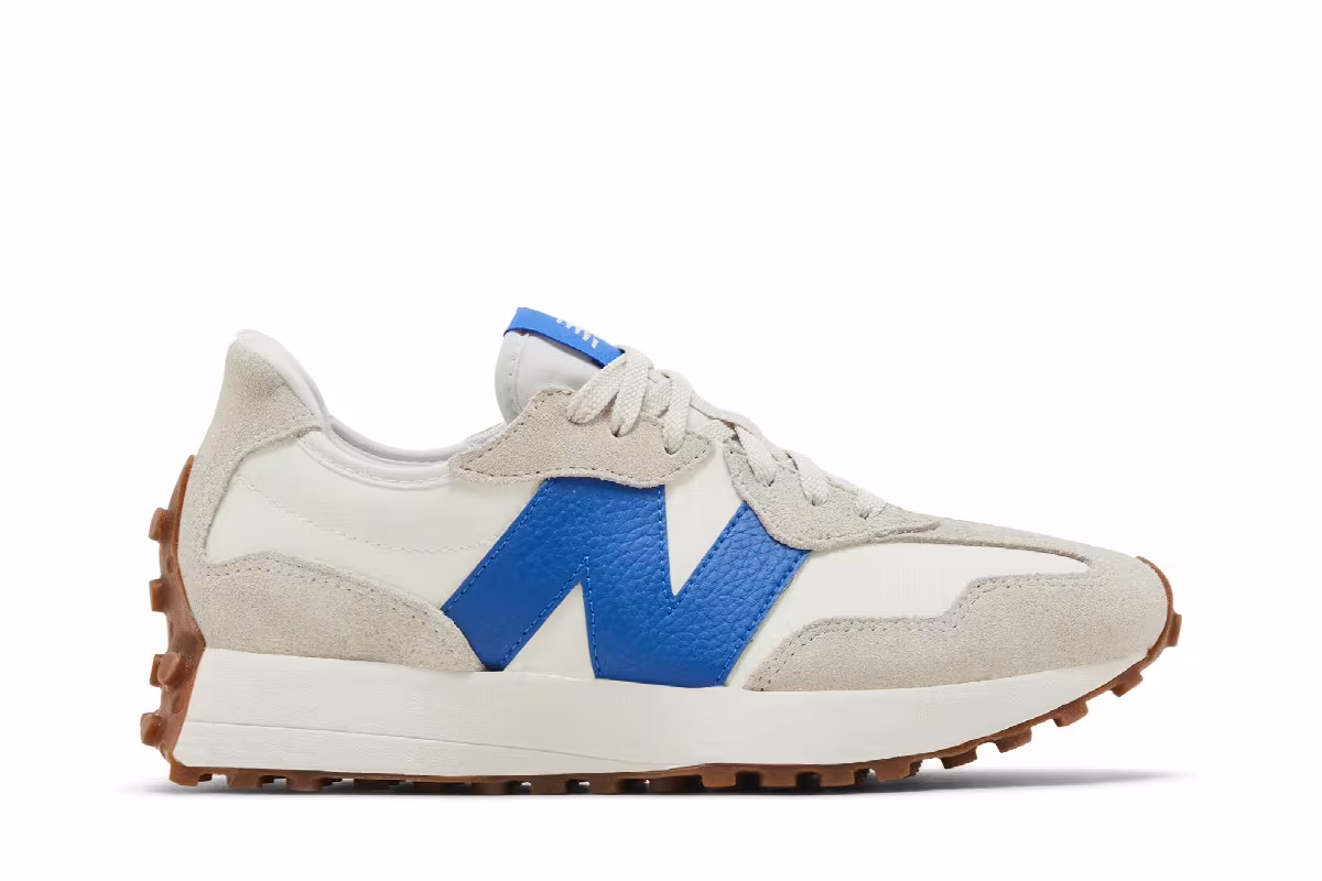 New Balance Women's 327 Moonbeam True Blue, view 2