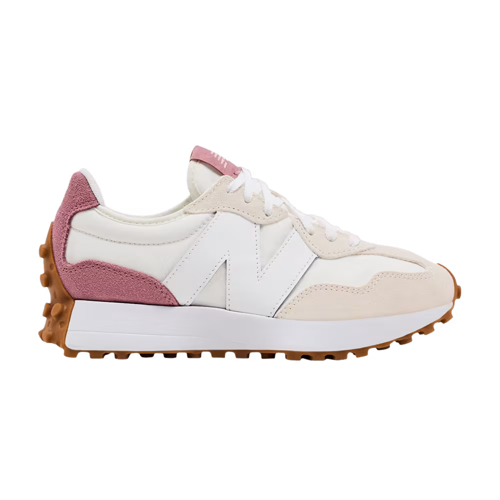 New Balance Women's 327 White Pink
