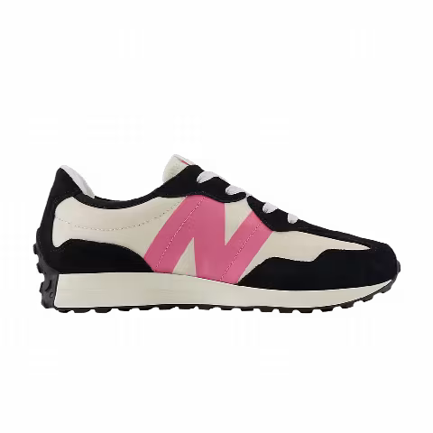 New Balance 327 Big Kid 'Black Real Pink'