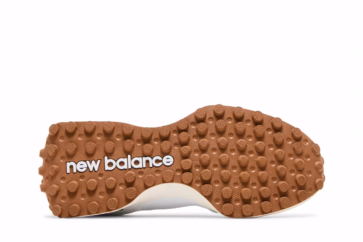 New Balance Women's 327 Golf White Gum, view 5