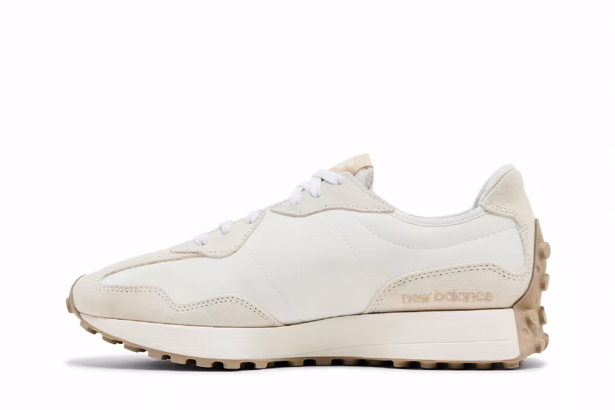 New Balance Women's 327 Sea Salt Sandstone, view 4