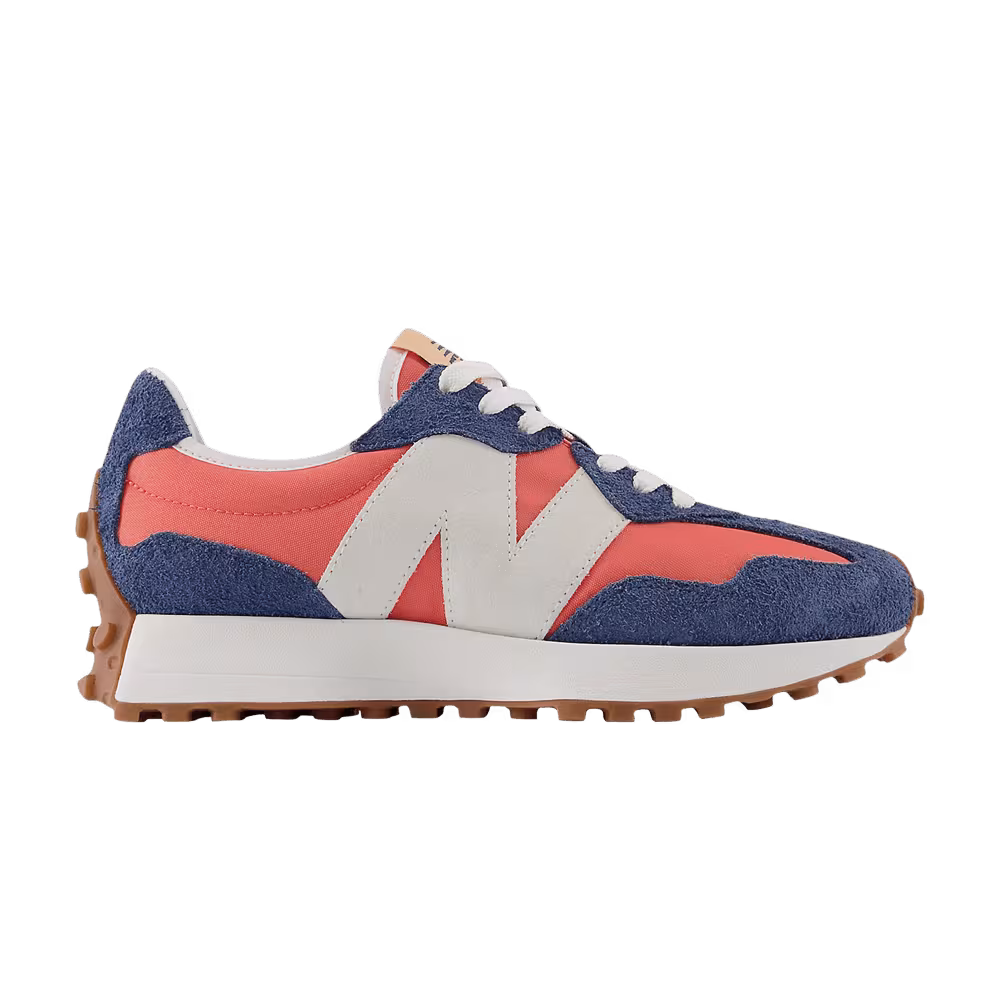 New Balance Women's 327 Vintage Indigo Gulf Red