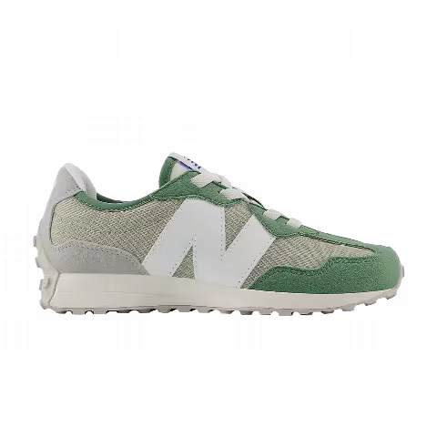 New Balance 327 Bungee Lace Little Kid Wide 'Mallard Green'