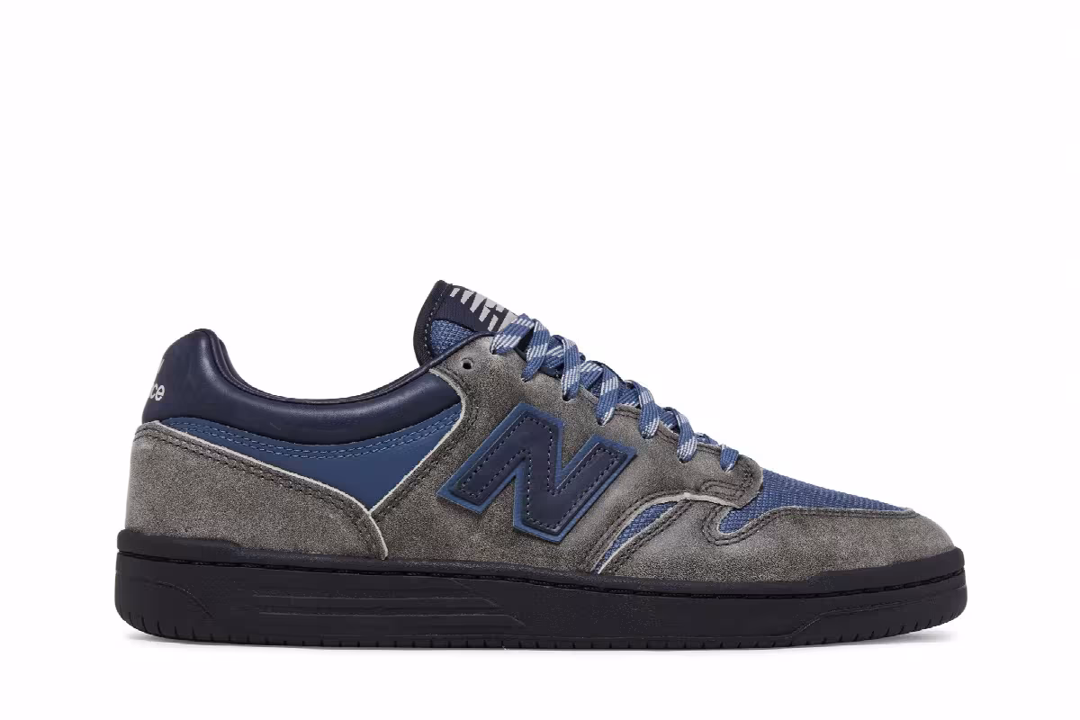 New Balance Numeric 480 Grey Navy, view 2