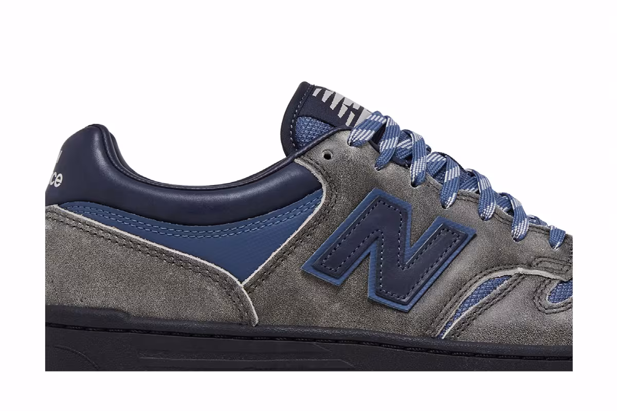 New Balance Numeric 480 Grey Navy, view 3
