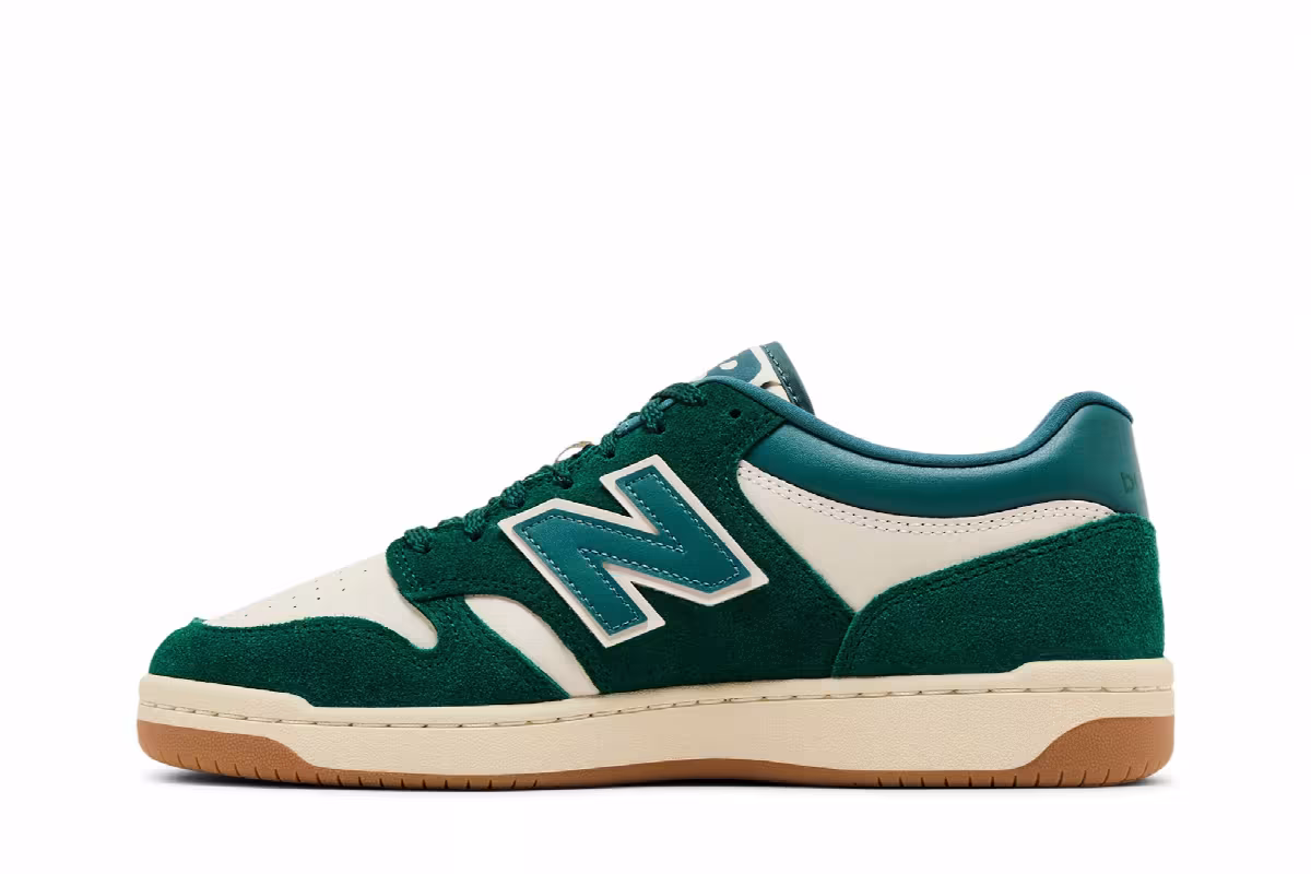 New Balance 480 Marsh Green Gum, view 4