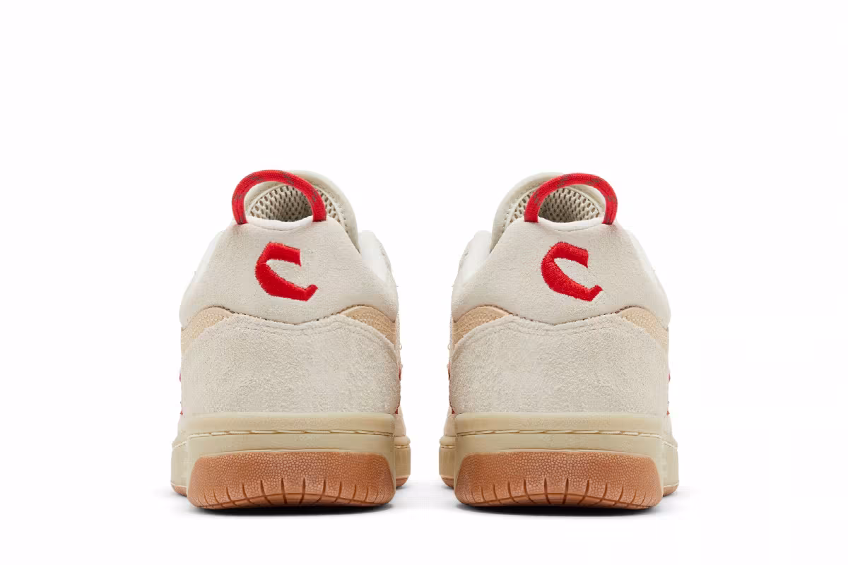 Chocolate Skateboards x New Balance Numeric 480 Sea Salt Red, view 7