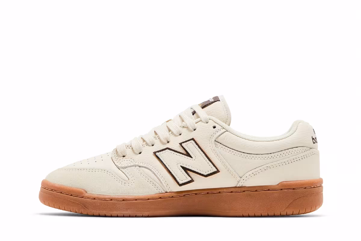 New Balance Numeric 480 Sea Salt Brown, view 4