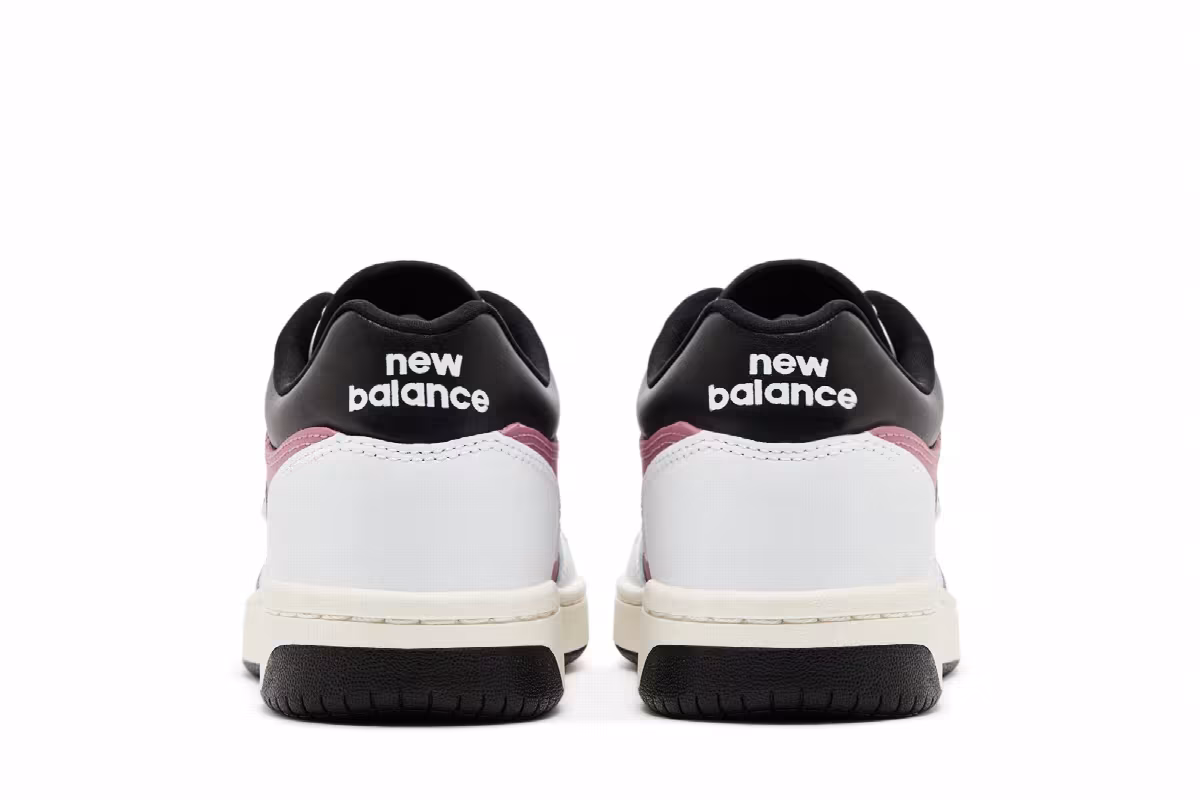 New Balance 480 White Rosewood Black, view 7